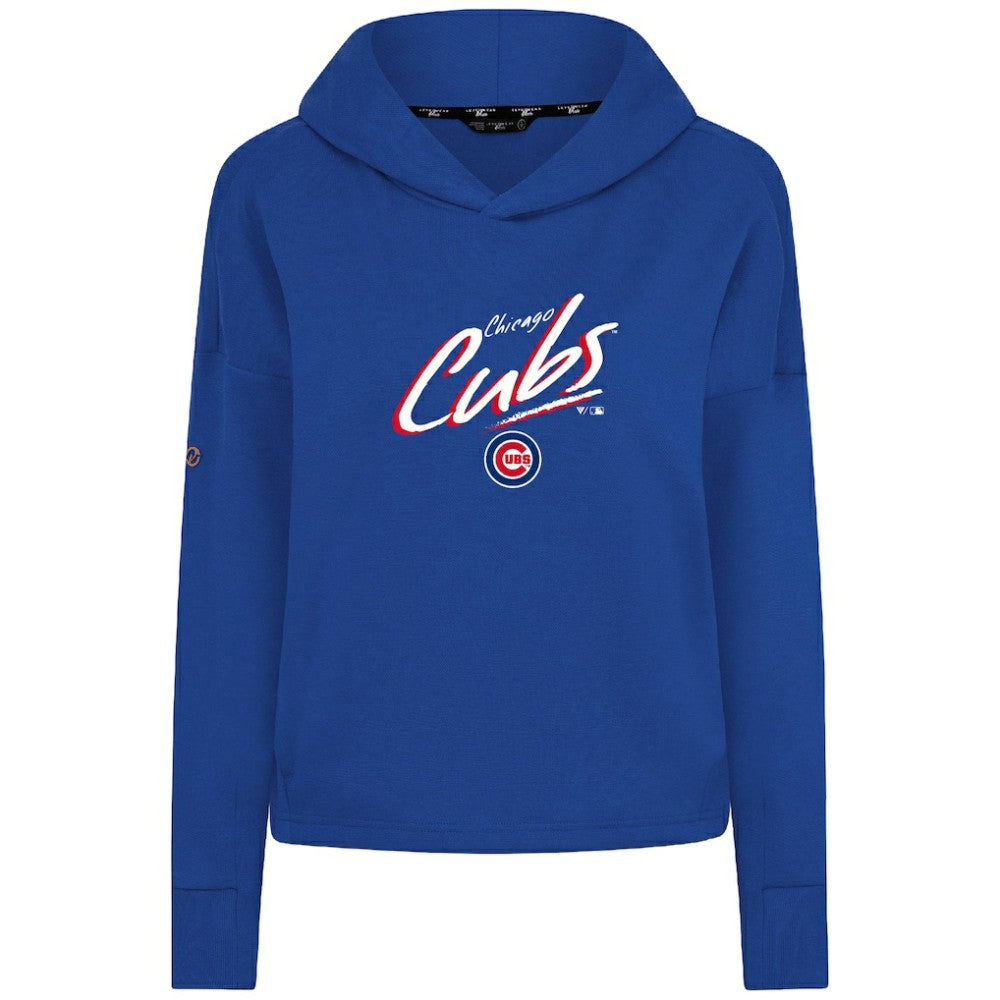 Chicago Cubs Levelwear Women's Sweet Sizzle Tri-Blend Hoodie - Royal
