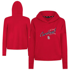 St. Louis Cardinals Levelwear Women's Sweet Sizzle Tri-Blend Hoodie - Red