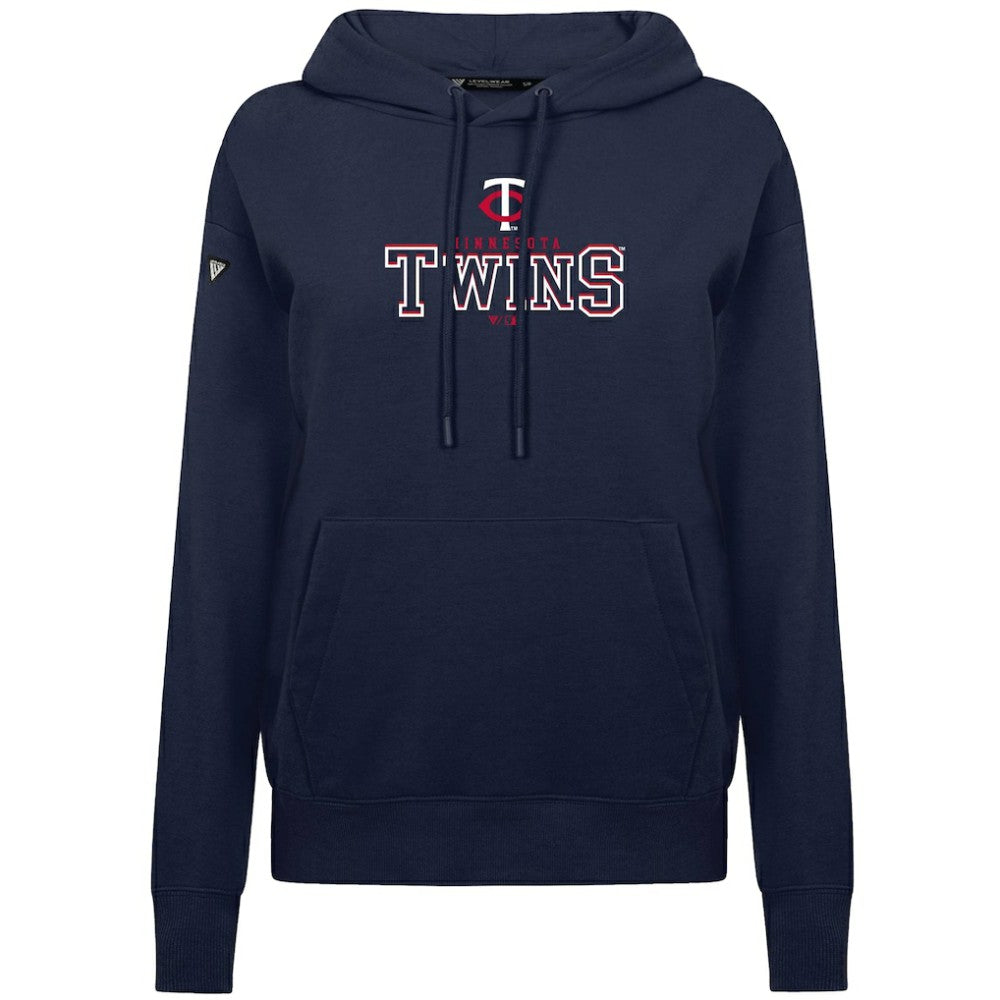Minnesota Twins Levelwear Women's Adorn Journey Hoodie - Navy