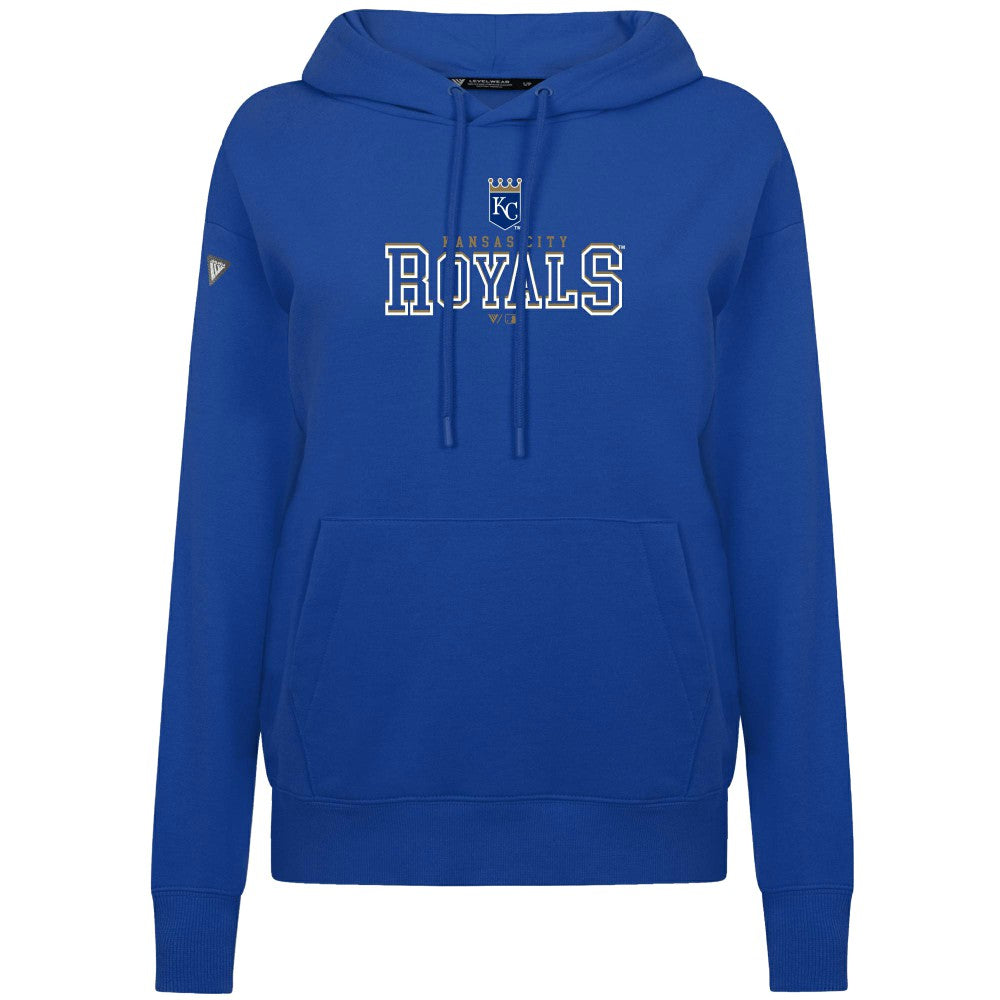 Kansas City Royals Levelwear Women's Adorn Journey Hoodie - Royal