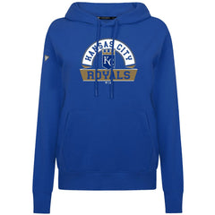 Kansas City Royals Levelwear Women's Adorn Banner Arch Hoodie - Royal