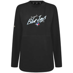 Toronto Blue Jays Levelwear Women's Oversized Beaudry Sizzle Top - Black