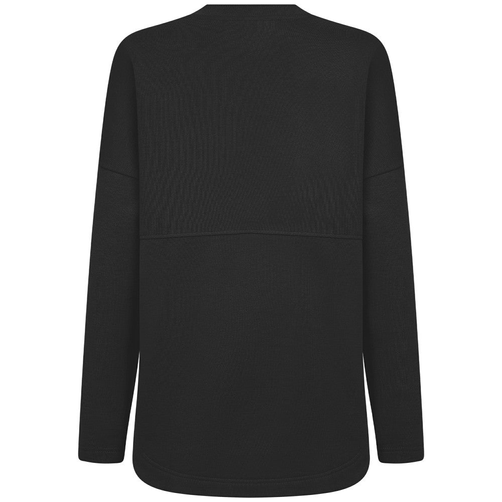 Kansas City Royals Levelwear Women's Oversized Beaudry Sizzle Top - Black