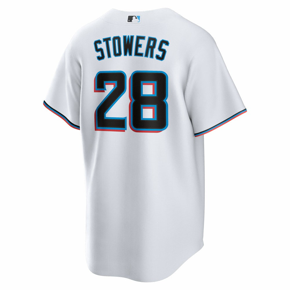 Kyle Stowers Miami Marlins  Youth Home Replica Jersey - White | Nike