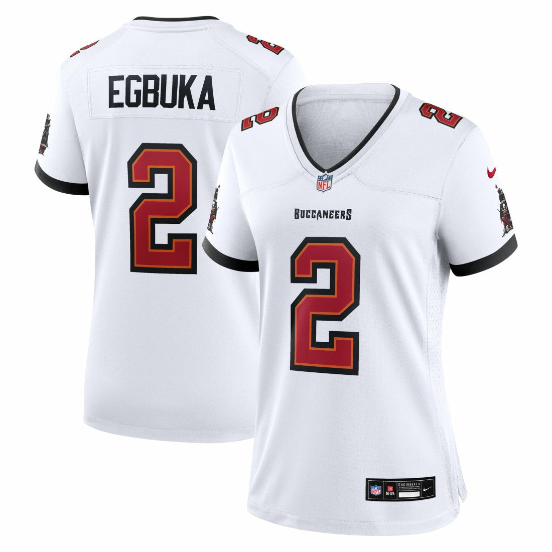 NFL Tampa Bay Buccaneers Emeka Egbuka  Women's Game Jersey