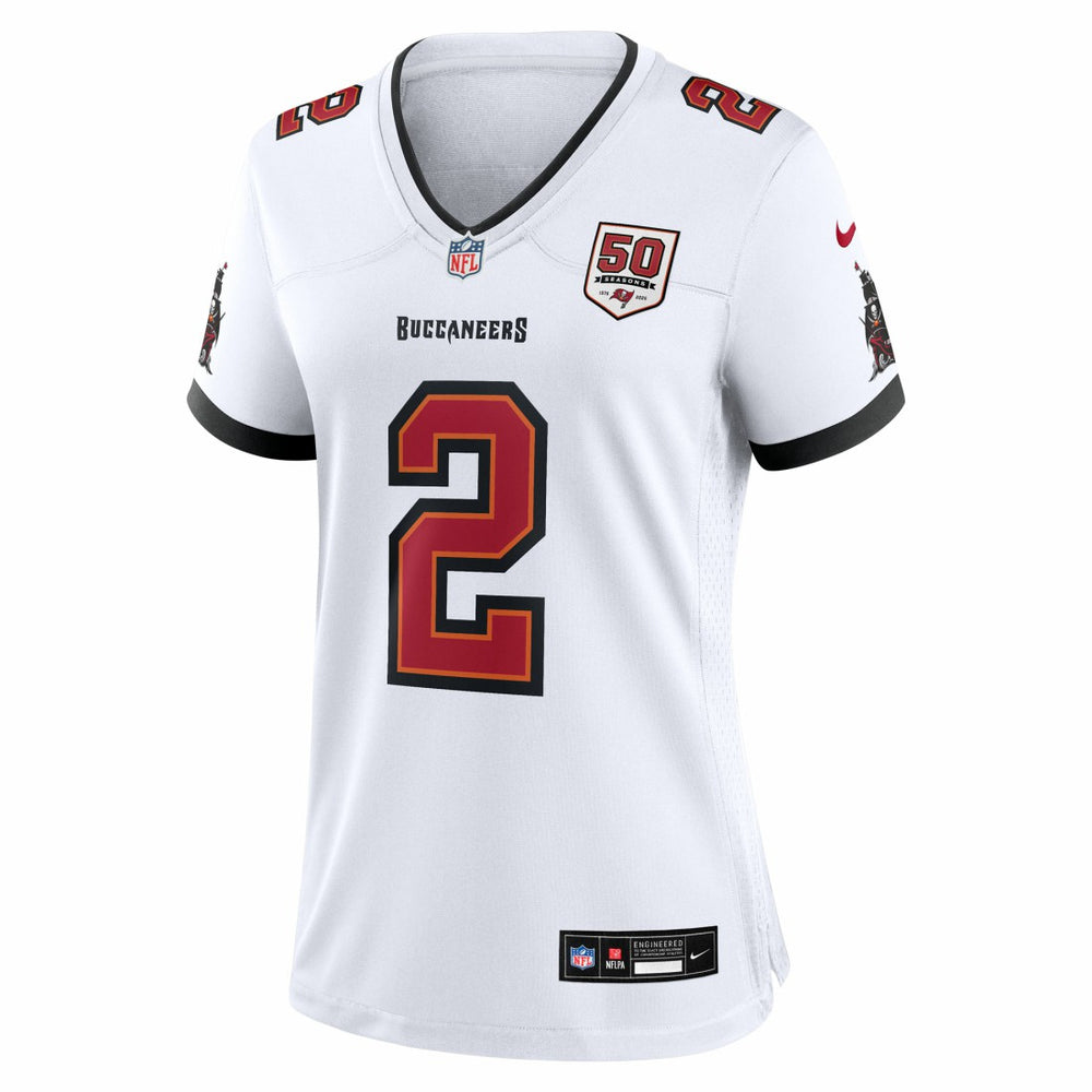 NFL Tampa Bay Buccaneers Emeka Egbuka  Women's 50th Season Game Jersey