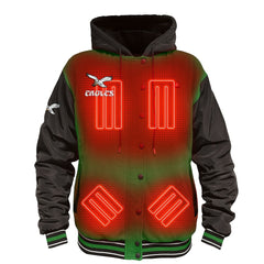 NFL Philadelphia Eagles ActionHeat 5V Battery Heated Full-Snap Varsity Jacket