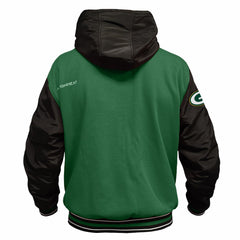 NFL Green Bay Packers ActionHeat 5V Battery Heated Full-Snap Varsity Jacket