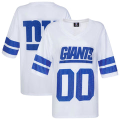 NFL New York Giants Cuce Women's Rhinestone V-Neck Tunic