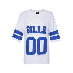 NFL Buffalo Bills Cuce Women's Rhinestone V-Neck Tunic