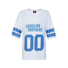 NFL Carolina Panthers Cuce Women's Rhinestone V-Neck Tunic