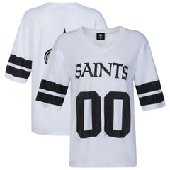 NFL New Orleans Saints Cuce Women's Rhinestone V-Neck Tunic