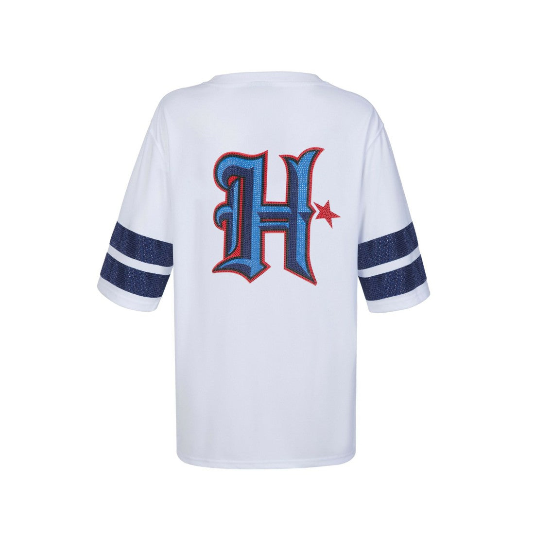 NFL Houston Texans Cuce Women's Rhinestone V-Neck Tunic