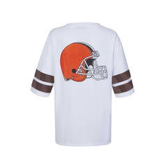 NFL Cleveland Browns Cuce Women's Rhinestone V-Neck Tunic