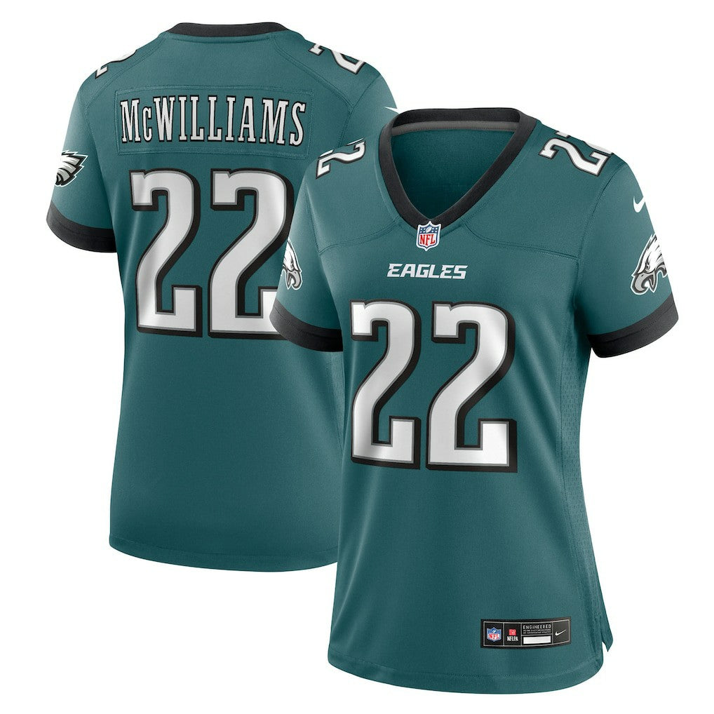 NFL Philadelphia Eagles Mac McWilliams  Women's Team Game Jersey