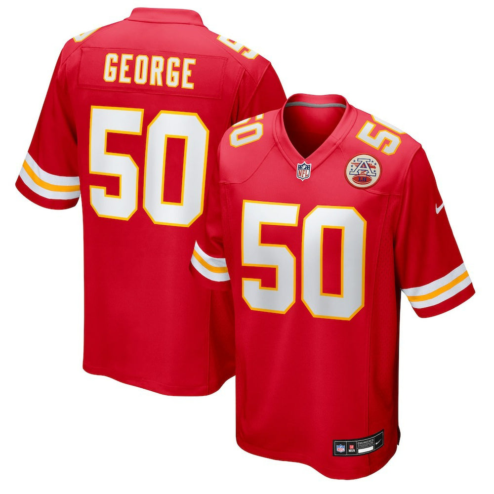 NFL Kansas City Chiefs Brandon George  Team Game Jersey