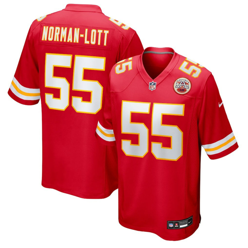 NFL Kansas City Chiefs Omarr Norman-Lott  Team Game Jersey