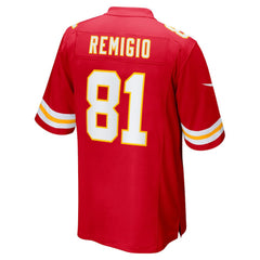 NFL Kansas City Chiefs Nikko Remigio  Team Game Jersey