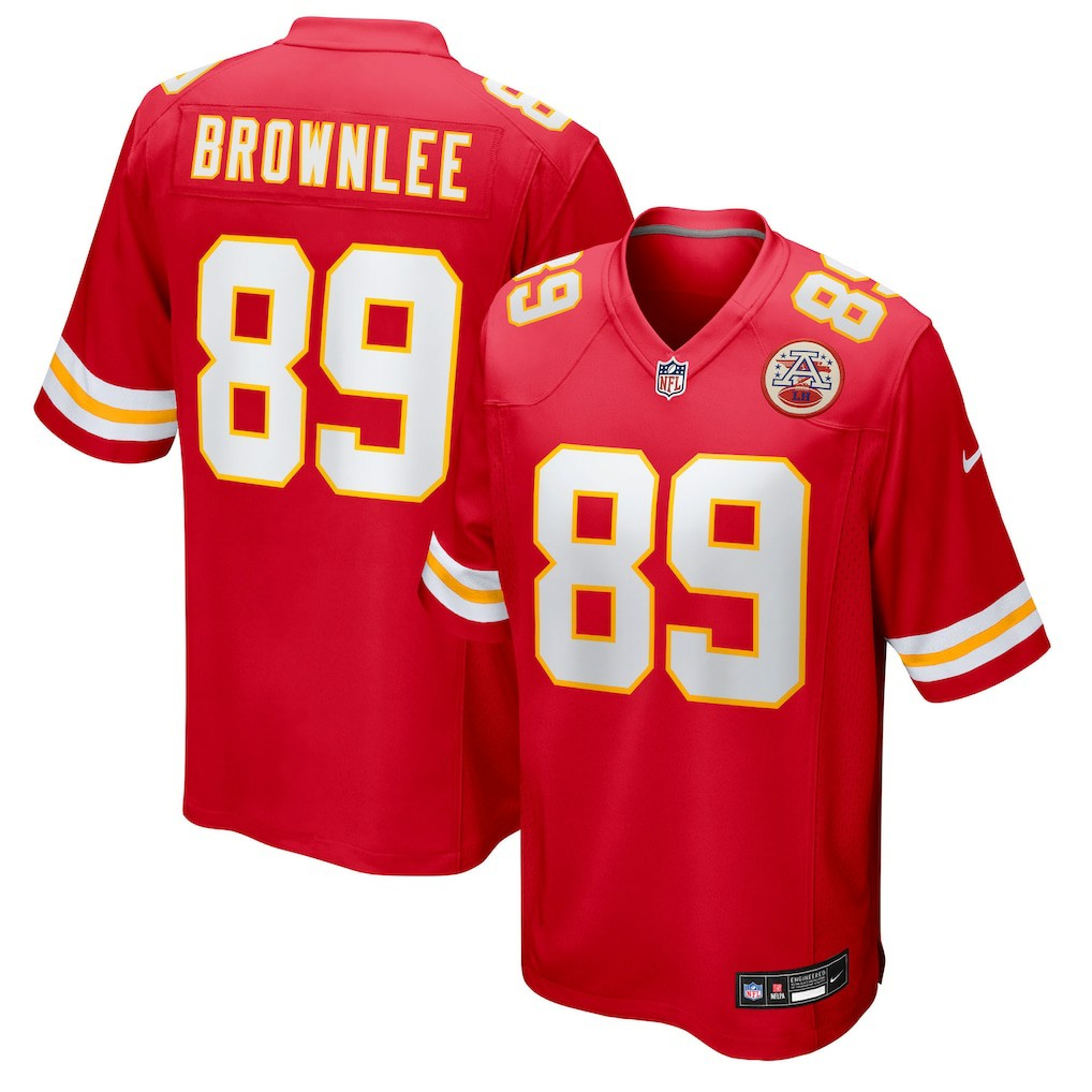 NFL Kansas City Chiefs Jason Brownlee  Team Game Jersey