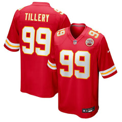 NFL Kansas City Chiefs Jerry Tillery  Team Game Jersey