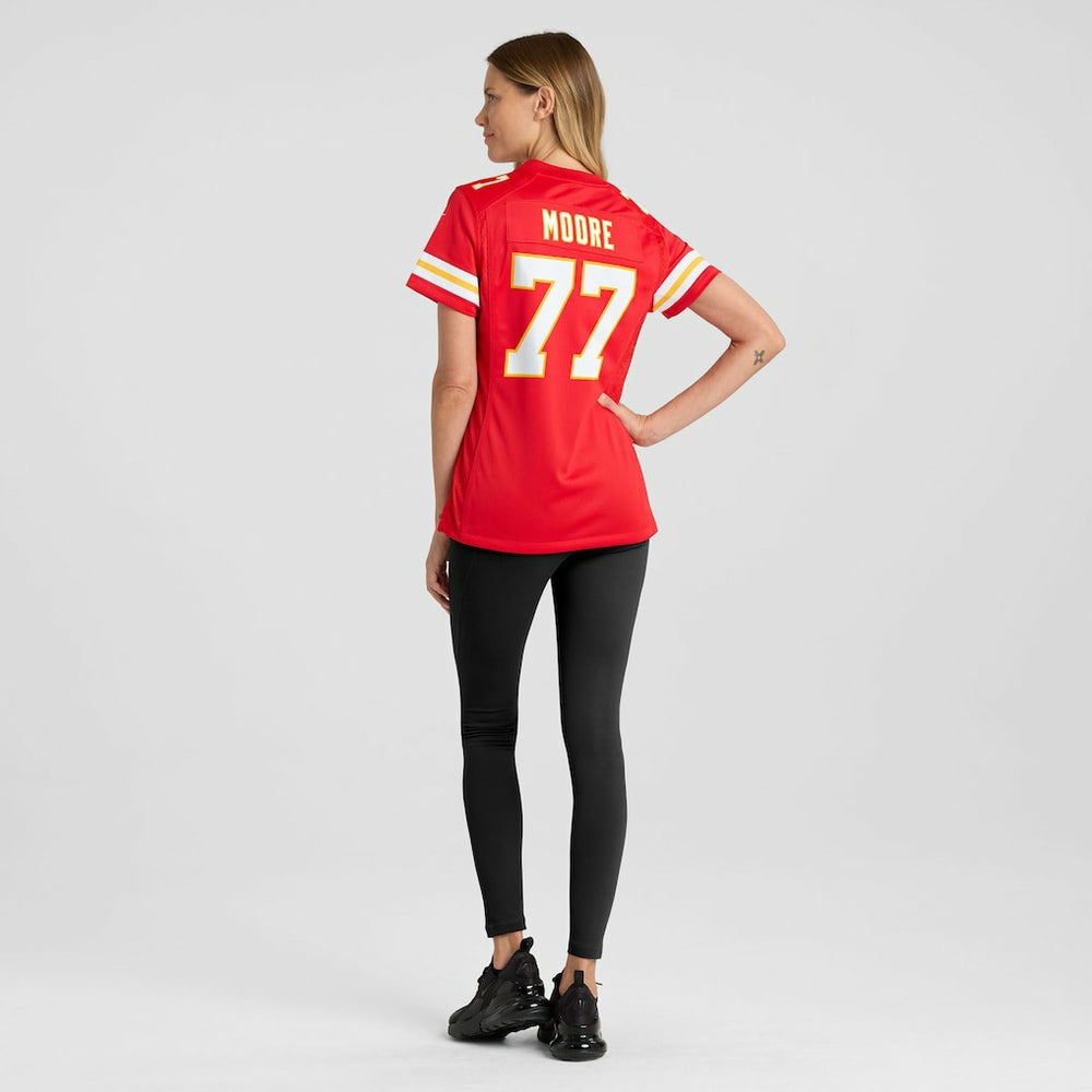 NFL Kansas City Chiefs Jaylon Moore  Women's Team Game Jersey