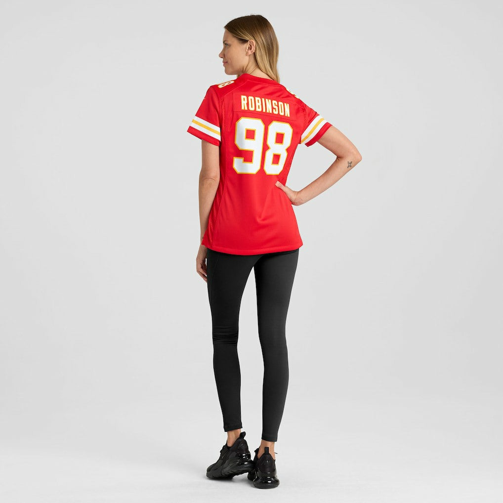 NFL Kansas City Chiefs Janarius Robinson  Women's Team Game Jersey