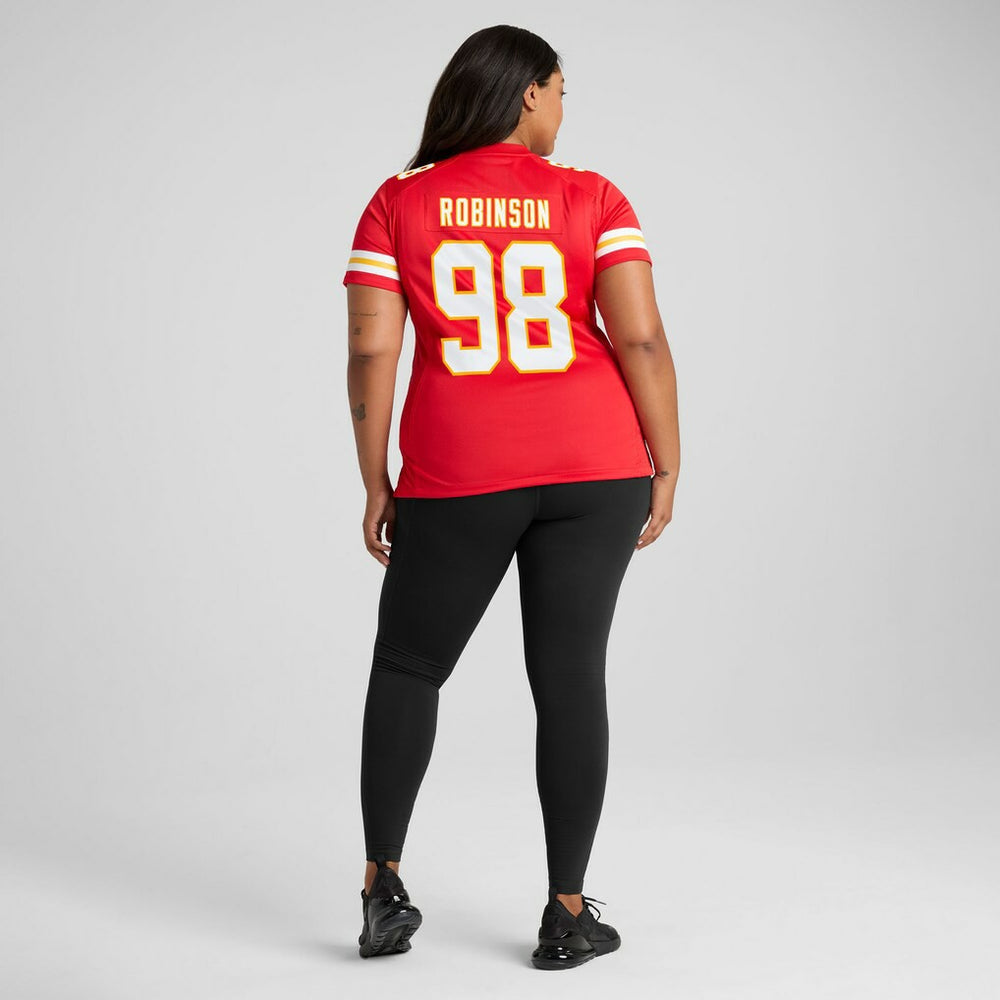 NFL Kansas City Chiefs Janarius Robinson  Women's Team Game Jersey