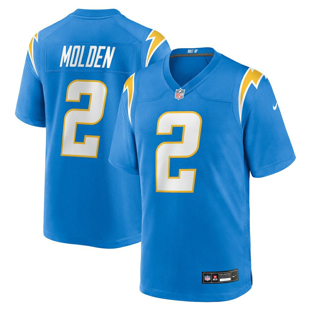NFL Los Angeles Chargers Elijah Molden  Team Game Jersey