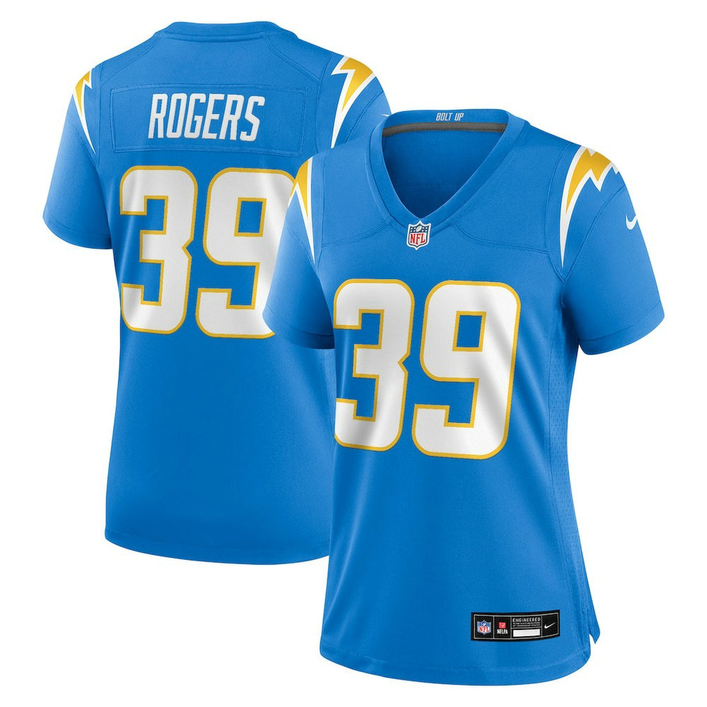 NFL Los Angeles Chargers Eric Rogers  Women's Team Game Jersey