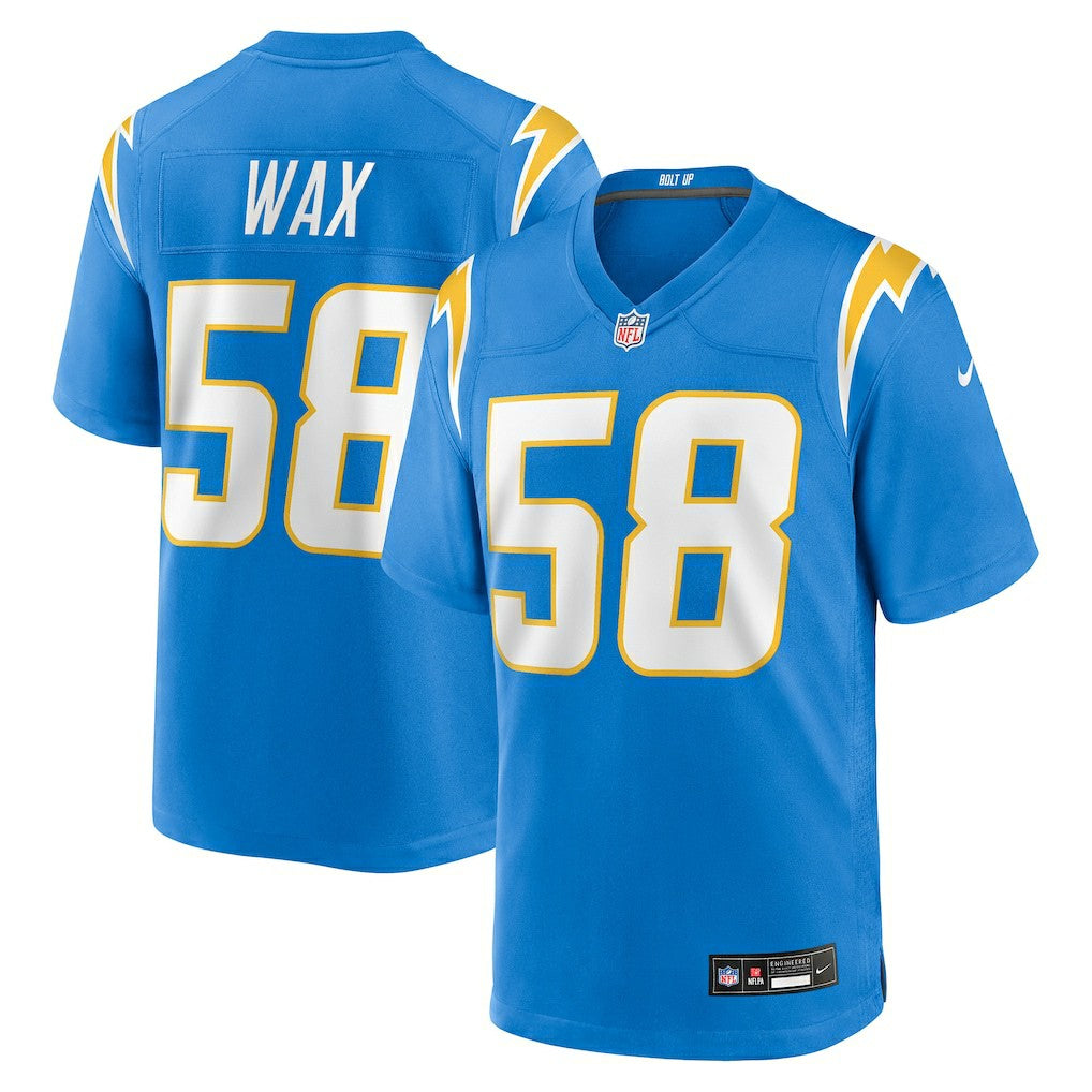 NFL Los Angeles Chargers Marlowe Wax  Team Game Jersey