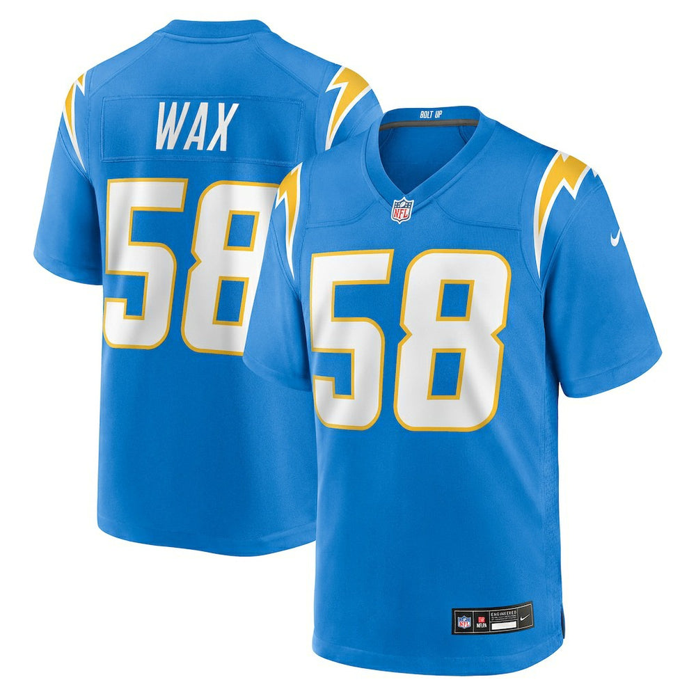 NFL Los Angeles Chargers Marlowe Wax  Team Game Jersey