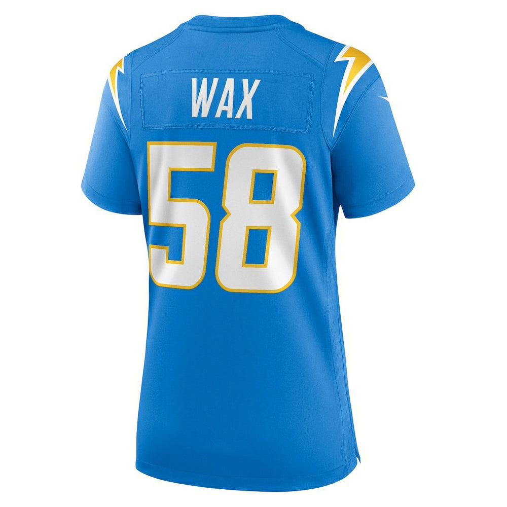 NFL Los Angeles Chargers Marlowe Wax  Women's Team Game Jersey