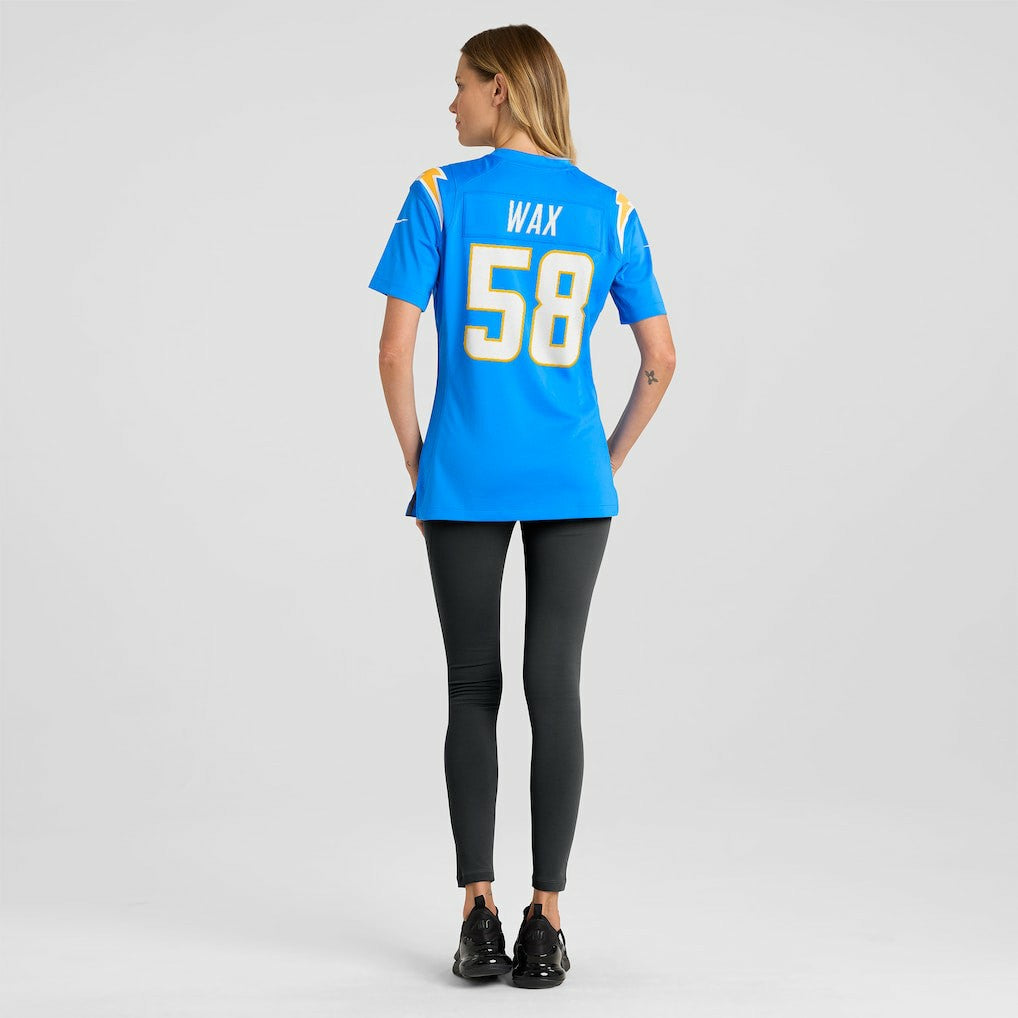 NFL Los Angeles Chargers Marlowe Wax  Women's Team Game Jersey