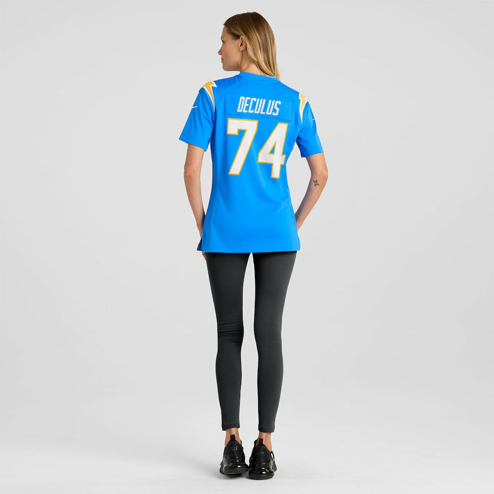 NFL Los Angeles Chargers Austin Deculus  Women's Team Game Jersey