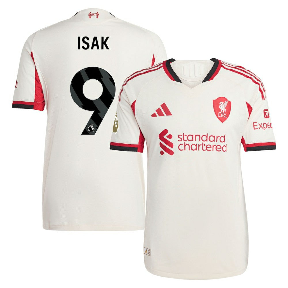 Alexander Isak Liverpool 2025/26 Away Player Jersey / Soccer Hot sale