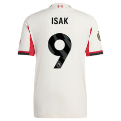 Alexander Isak Liverpool 2025/26 Away Player Jersey / Soccer Hot sale