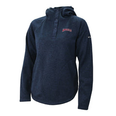 Los Angeles Angels Women's Half-Snap Pullover Hoodie - Navy | Columbia