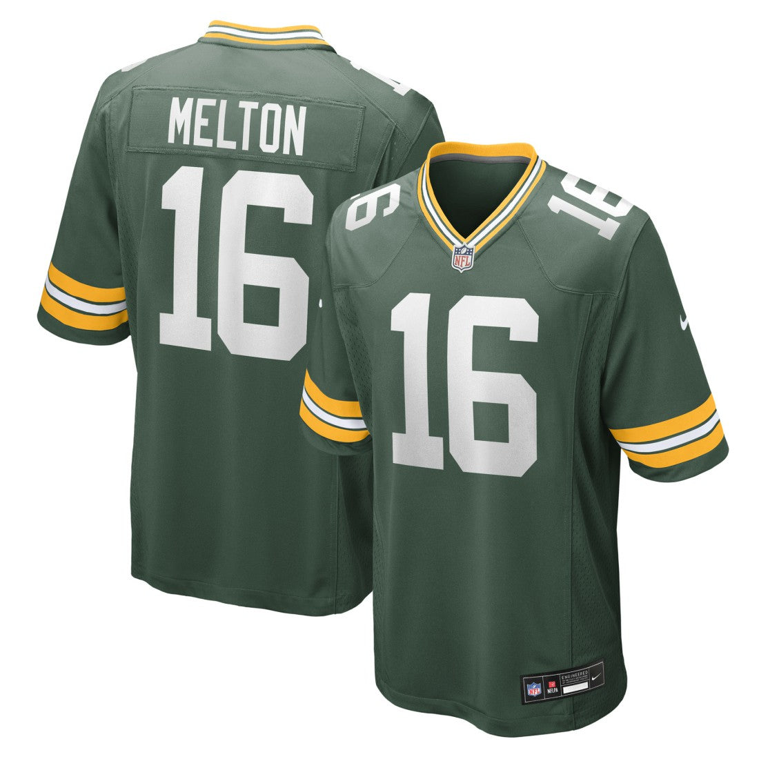 NFL Green Bay Packers Bo Melton  Team Game Jersey