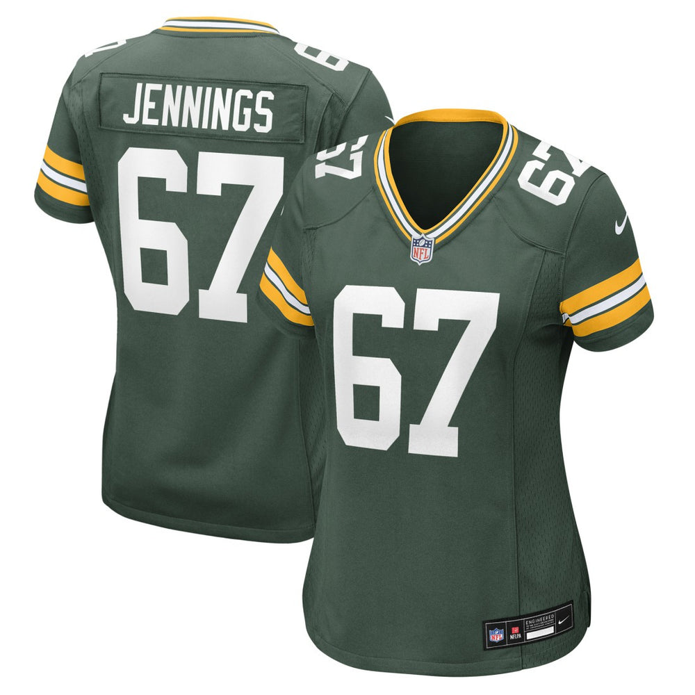 NFL Green Bay Packers Donovan Jennings  Women's Team Game Jersey