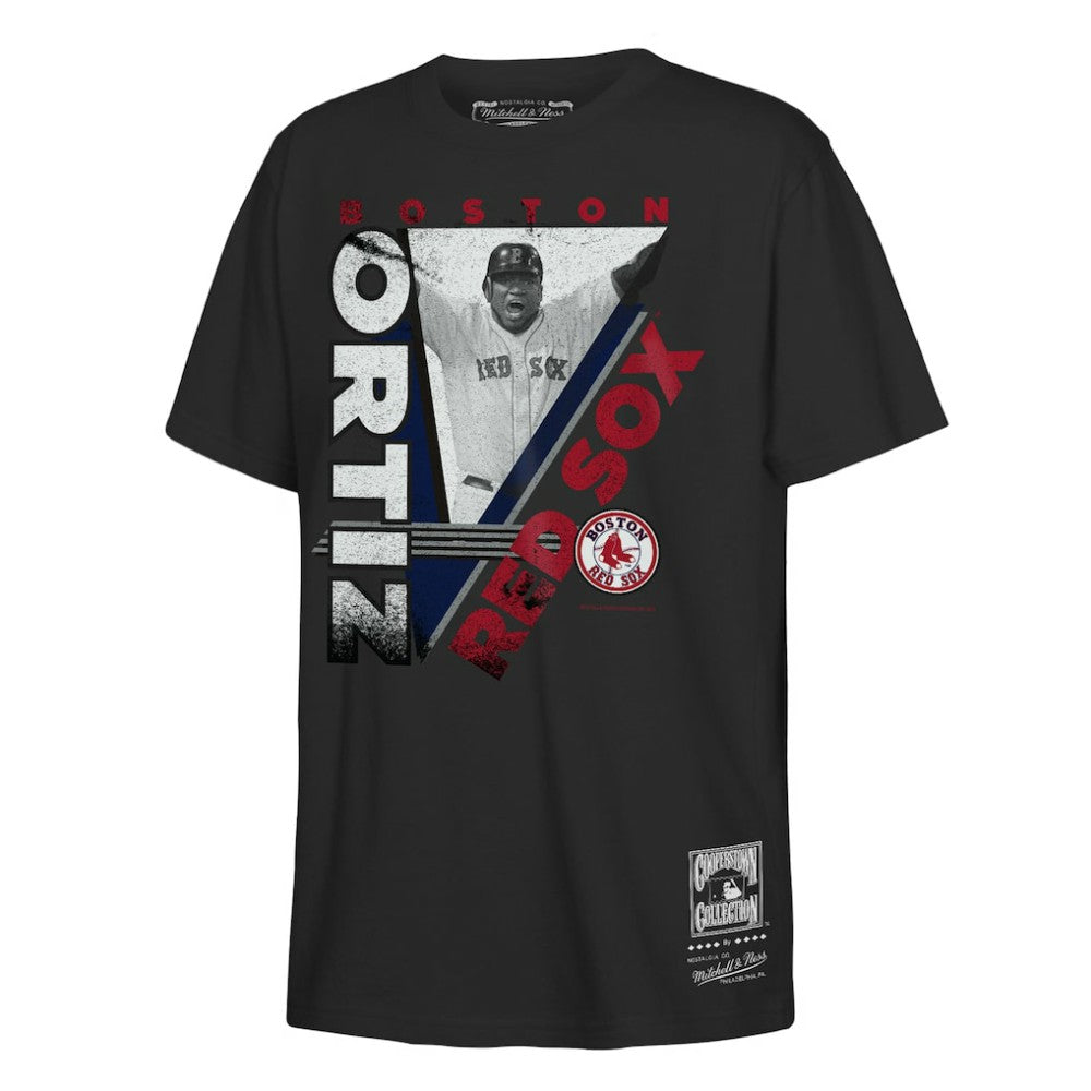 David Ortiz Boston Red Sox Youth In the Zone Player Graphic T-Shirt - Black | Mitchell & Ness