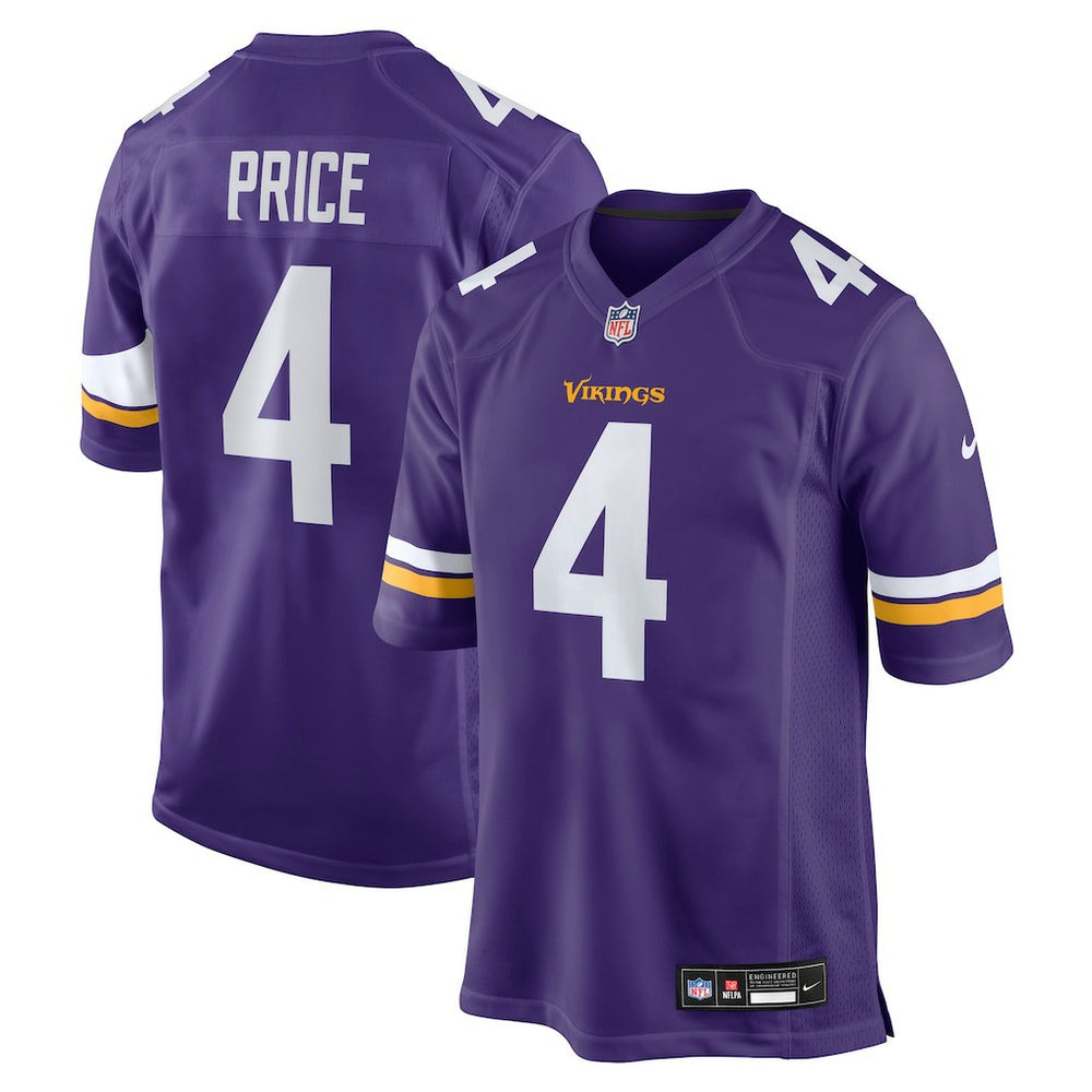 NFL Minnesota Vikings Myles Price  Team Game Jersey