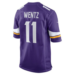 NFL Minnesota Vikings Carson Wentz  Team Game Jersey