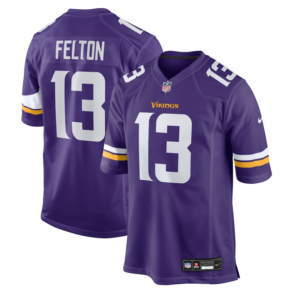 NFL Minnesota Vikings Tai Felton  Team Game Jersey