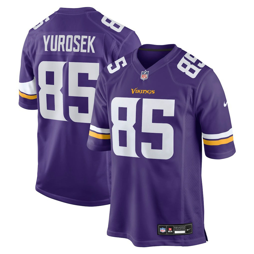NFL Minnesota Vikings Ben Yurosek  Team Game Jersey