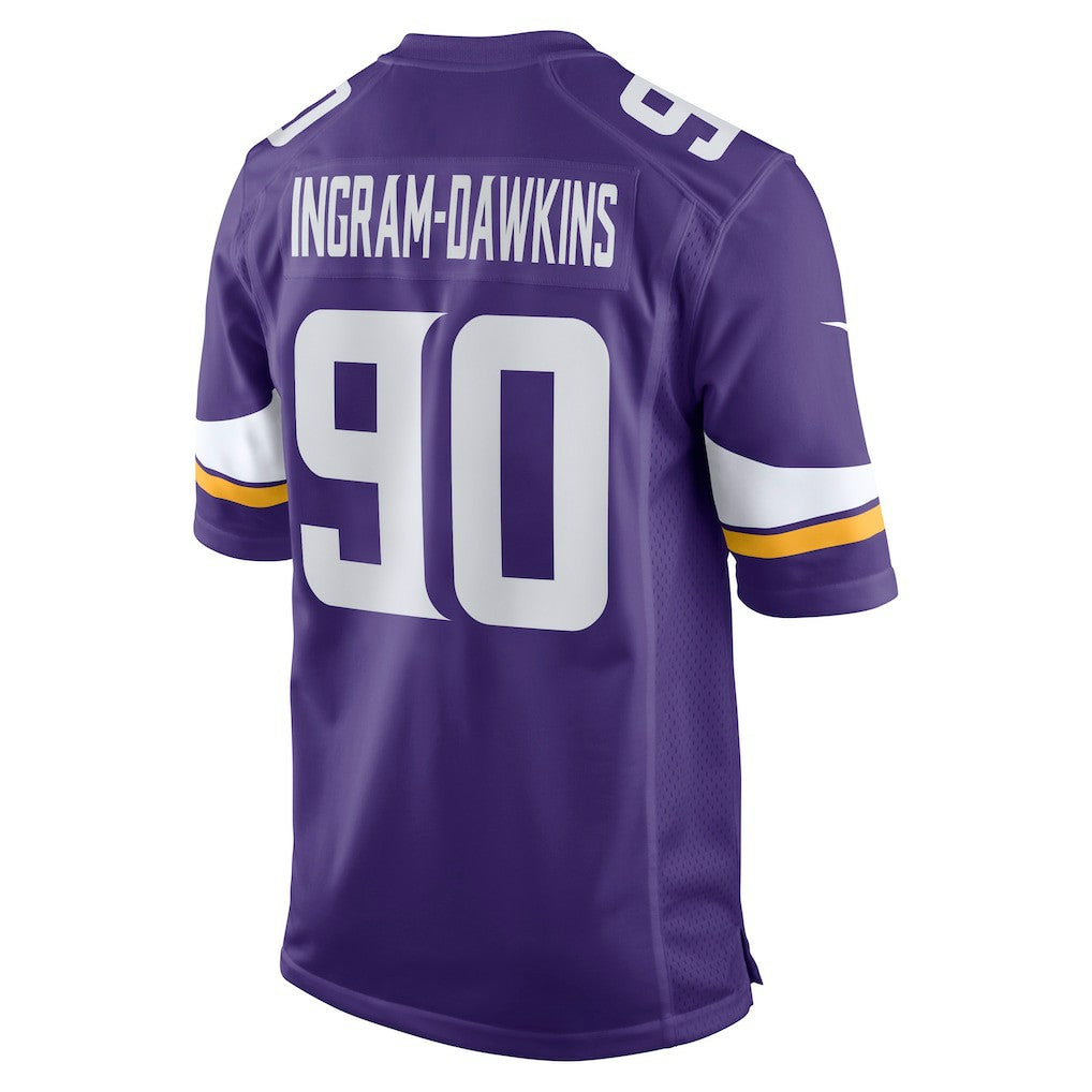 NFL Minnesota Vikings Tyrion Ingram-Dawkins  Team Game Jersey