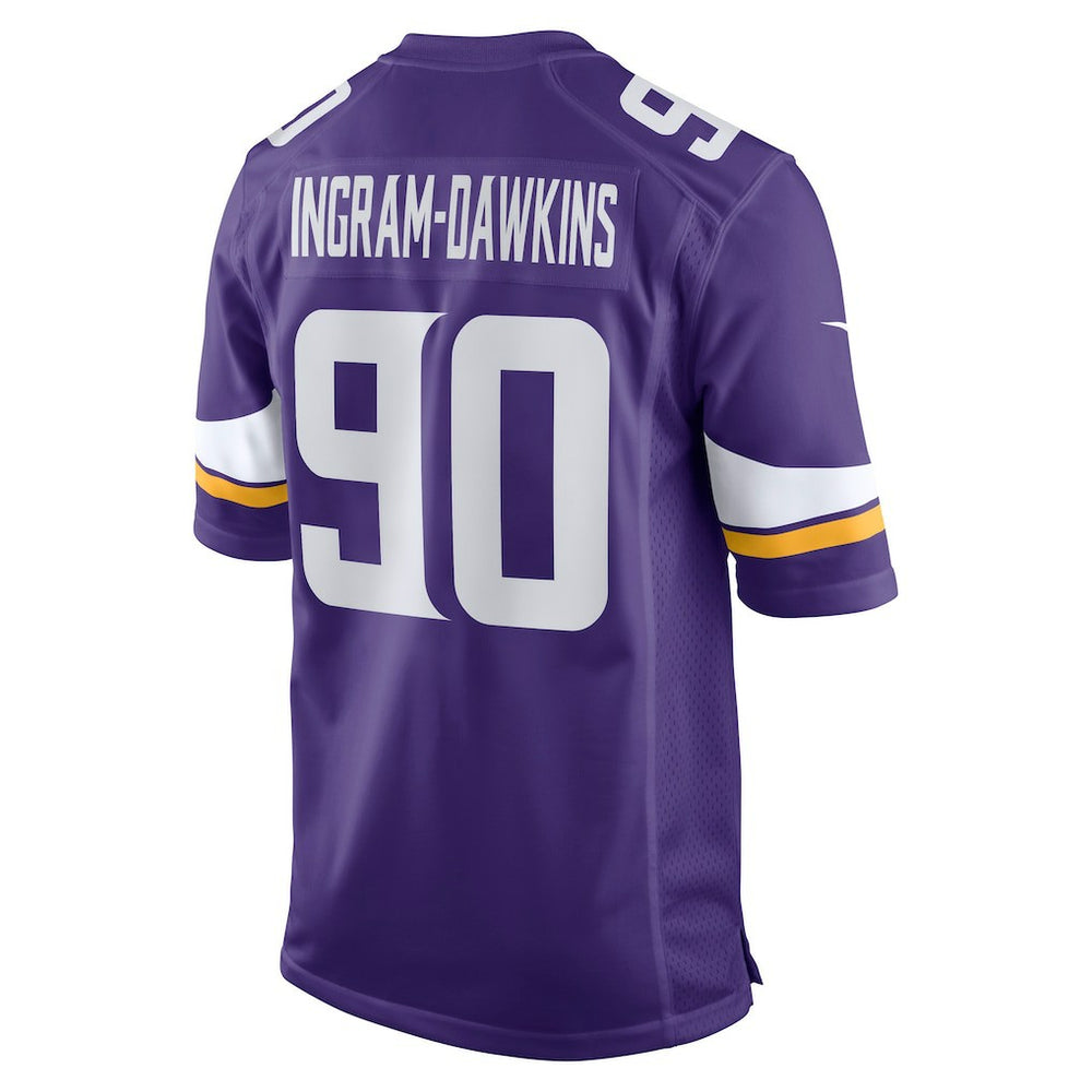 NFL Minnesota Vikings Tyrion Ingram-Dawkins  Team Game Jersey