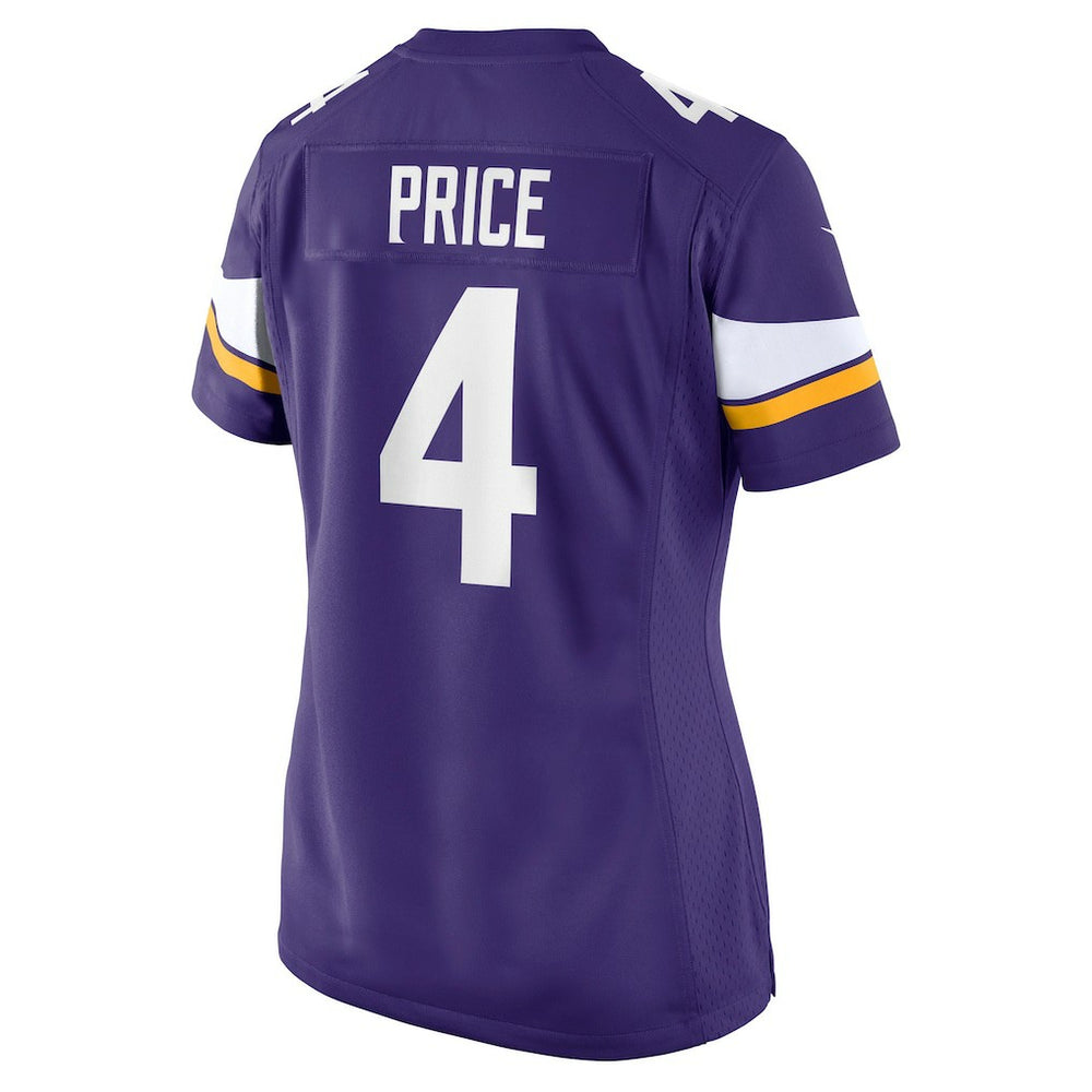 NFL Minnesota Vikings Myles Price  Women's Team Game Jersey