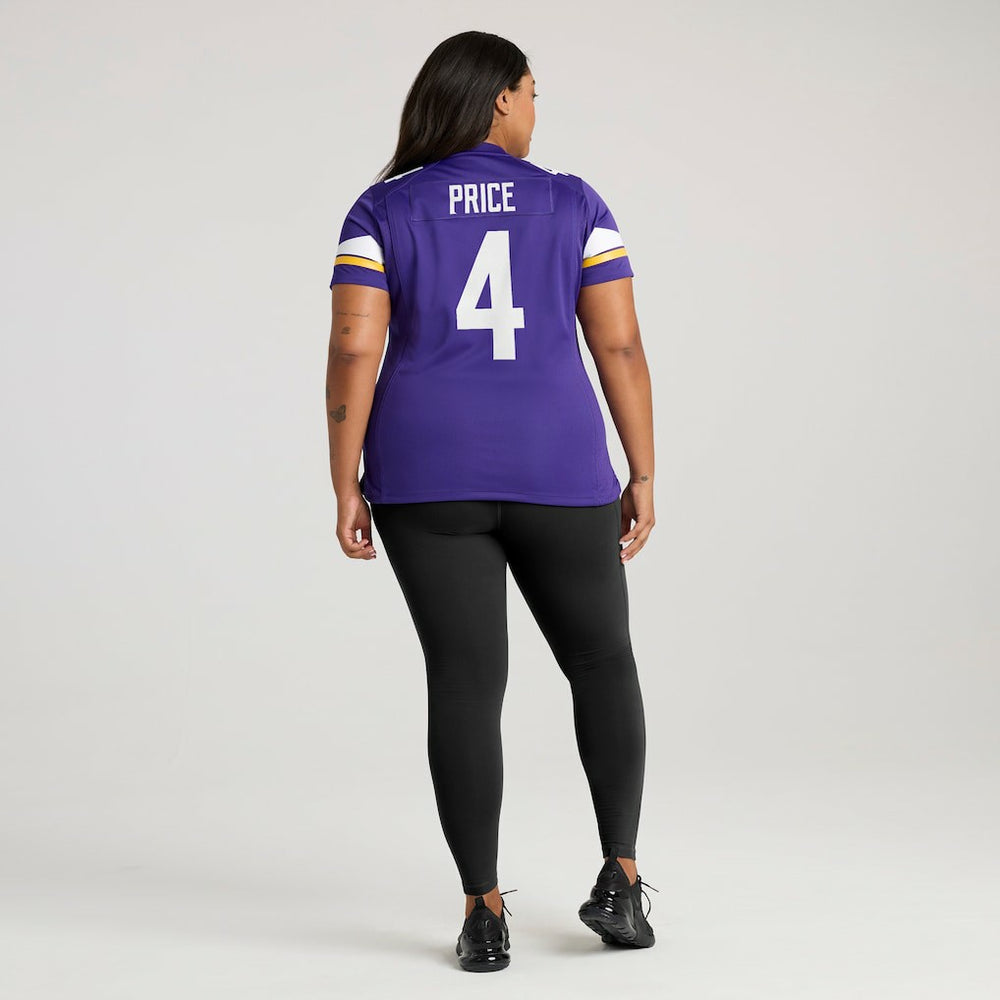 NFL Minnesota Vikings Myles Price  Women's Team Game Jersey