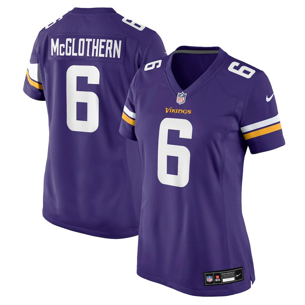 NFL Minnesota Vikings Dwight McGlothern  Women's Team Game Jersey
