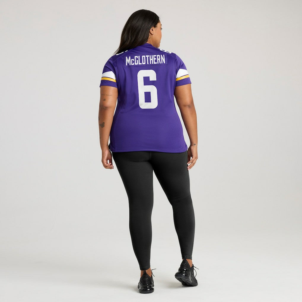 NFL Minnesota Vikings Dwight McGlothern  Women's Team Game Jersey